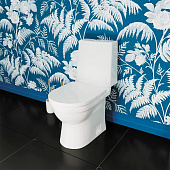  Унитаз-компакт Next comfort универсальный выпуск сиденье дюропласт с микролифтом WC.CC/Next/2-DM/WHT.G/S1 Sanita Luxe 