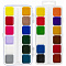  Краски акварельные BRAUBERG KIDS, медовые, 24 цвета, квадратные кюветы, пластиковый пенал, 192284 