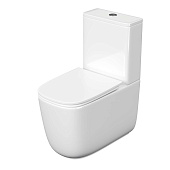  Унитаз напольный Оптима Плюс Квадро безободковый торнадо 620x355x790 г/в тонкое сиденье с механизмом плавного закрывания AQ4451-00 Aquatek 