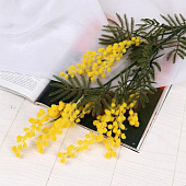  Цветы искусственные "Мимоза" жёлтая 65 см 1840903 