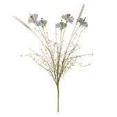  Искусственный цветок Василек полевой, 55 см, голубой 
