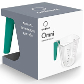  Кружка мерная Omni 1,0л Прозрачный/Опаловый зеленый AOM005SAN 