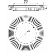  Клапан впускной нижний подвод ID F012400-0007 Iddis 
