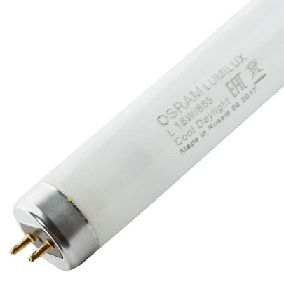  Лампа люминесцентная 18W/865 LUMILUX OSRAM 