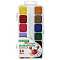  Краски акварельные BRAUBERG KIDS, медовые, 24 цвета, квадратные кюветы, пластиковый пенал, 192284 