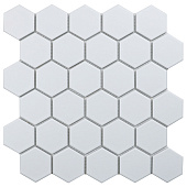  Мозаика 27,8х26,5 Hexagon small White Glossy Белый арт. MT32000/IDL1001/Starmosaic 