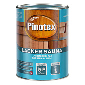  Лак Pinotex Lacker Sauna 20 п/мат на вод. основе 2,7л 