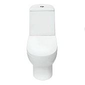  Унитаз-компакт Best comfort универсальный выпуск сиденье дюропласт с микролифтом WC.CC/Best/2-DM/WHT.G/S1 Sanita Luxe 