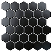  Мозаика 27,8х26,5 Hexagon small Black Matt Черный арт. MT83000/IDL4810 /Starmosaic 