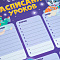  Расписание уроков "Животные в космосе" А4, магнитное с маркером 9794804 