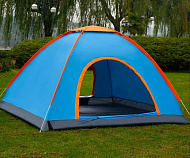  Палатка туристическая 2-х местная, 190х120х110см,  однослойная  арт.10919-00148 