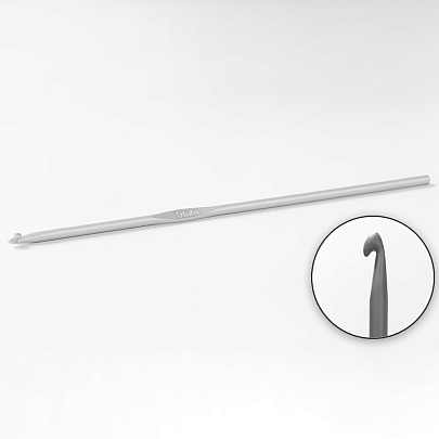  Крючок для вязания тефл покр 15см d3,0мм чехол АУ 1276027 