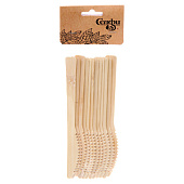 Нож одноразовый "ЭкоСтиль" в наборе 12шт 860-604 Нож одноразовый "ЭкоСтиль" в наборе 12шт 860-604