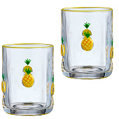 Набор стаканов FRUITY PINEAPPLE, 2 шт., 270 мл., 685-133 Набор стаканов FRUITY PINEAPPLE, 2 шт., 270 мл., 685-133