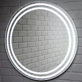 Зеркало с LED подсветкой Абу-Даби 700х700 GL7074Z Домино Зеркало с LED подсветкой Абу-Даби 700х700 GL7074Z Домино