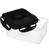 Контейнер герметичный для СВЧ с защелками 1,5л пластик 861-333 Контейнер герметичный для СВЧ с защелками 1,5л пластик 861-333
