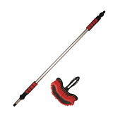 Щетка для мытья AVS телескопическая с насадкой для шланга, 100-170см BH-0245 Щетка для мытья AVS телескопическая с насадкой для шланга, 100-170см BH-0245