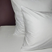  Mariya DeLuxe, 50х70, наволочка с запахом(10см), хлопок 100%, арт.Б-Н-57-(120гр) Белая 