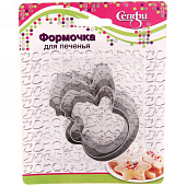 Форма для выпечки печенья "Снеговик" 892-164 Форма для выпечки печенья "Снеговик" 892-164