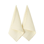  Набор кухонных полотенец (вафля) 35х60 Доляна белые 3шт 