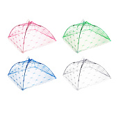  Чехол-зонтик для пищи, 40х40см, полиэстер, 4 цвета  159-002 INBLOOM 