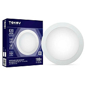  Светильник светодиодный ДВО-R1-18-4K-IP20 225х18мм 18Вт 1440лм 4000К IP20 /TOKOV ELECTRIC 