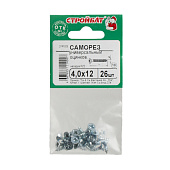 Саморезы универсальные оцинкованные ШУц 4,0х12мм, потайная голова, 26шт Саморезы универсальные оцинкованные ШУц 4,0х12мм, потайная голова, 26шт