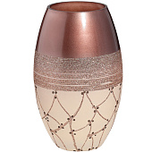  Ваза "Золотые полоски" d-15 см, 24 см 10911485 