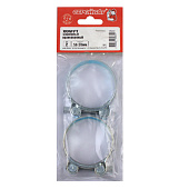  Хомут шарнирный  56- 59мм (белый цинк 2 шт) 