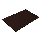Лист оцинкованный 0,4 (1,25х2) RAL 8017 шоколад