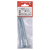 Болт сантехнический оцинк. DIN 571 10х120 (2 шт) Болт сантехнический оцинк. DIN 571 10х120 (2 шт)