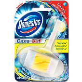  Подвесной блок для унитаза DOMESTOS 3 в 1 Лимон 