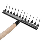  Грабли 12-зубые,300мм,с черенком,витые Россия// СИБРТЕХ, 61744 