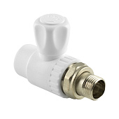 Шаровый кран для радиатора прямой 20-1/2" PPR Шаровый кран для радиатора прямой 20-1/2" PPR