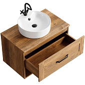  Тумба Craft со столешницей (под раковину чашу) дуб балтийский T8/DB CRF0108DB Aqwella 