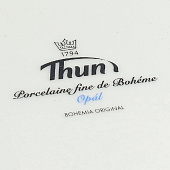 Салатник круглый 23 см Thun Opal, декор "Широкий кант платина, золото" БТФ0466 Салатник круглый 23 см Thun Opal, декор "Широкий кант платина, золото" БТФ0466