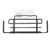  Полка на липучке, 10х24х14 см, цвет черный   5168789 