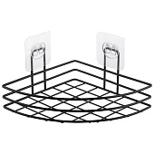 Полка настенная 1-ярусная угловая черная Black 109754 Рыжий кот Полка настенная 1-ярусная угловая черная Black 109754 Рыжий кот