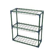 Стеллаж для подоконника Урожайная сотка Оптима 21х54х59 см разб 3 полки (пласт тр d-16мм) Ж1091 Стеллаж для подоконника Урожайная сотка Оптима 21х54х59 см разб 3 полки (пласт тр d-16мм) Ж1091