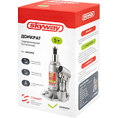 Домкрат гидравлический бутылочный SKYWAY СТАНДАРТ 5т h 175-345мм Домкрат гидравлический бутылочный SKYWAY СТАНДАРТ 5т h 175-345мм