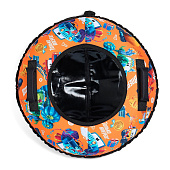 Тюбинг – ватрушка «Машинки», диаметр чехла 70 см, оранжевая, чёрная, Winter Star Тюбинг – ватрушка «Машинки», диаметр чехла 70 см, оранжевая, чёрная, Winter Star