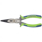 Длинногубцы прямые 180мм, фосфатирование, трехкомпонентные рукоятки, Сибртех Длинногубцы прямые 180мм, фосфатирование, трехкомпонентные рукоятки, Сибртех