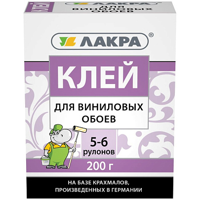  Клей для виниловых обоев Лакра 0,2 кг 