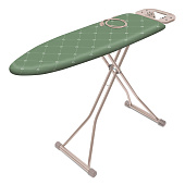  Гладильная доска Haushalt LUX HXLT/BO brilliant olive, металл, тефлон 123,5х46 