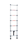 Лестница алюминиевая телескопическая приставная 2м 7 ступеней Лестница алюминиевая телескопическая приставная 2м 7 ступеней