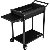 Мангал сварной на колесах Palisad 662х390х152/805 мм, сталь 2 мм, кочерга в комплекте, Camping 69669 Мангал сварной на колесах Palisad 662х390х152/805 мм, сталь 2 мм, кочерга в комплекте, Camping 69669