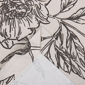 Скатерть (саржа) Этель "Black flowers" 149х220см 10283362 Скатерть (саржа) Этель "Black flowers" 149х220см 10283362