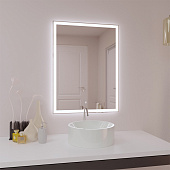  Зеркало с LED подсветкой Кристалл 600х800 ZM 