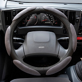 Оплетка искусст. замша с перф. L (39-41 см) SKYWAY Mix Sponge air 6 подуш Серая Оплетка искусст. замша с перф. L (39-41 см) SKYWAY Mix Sponge air 6 подуш Серая