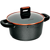 Кастрюля с крышкой 4,5, литой алюминий, 24 см, Durata,DRTT24BE101 Кастрюля с крышкой 4,5, литой алюминий, 24 см, Durata,DRTT24BE101